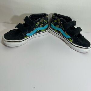 VANS SK8-MID REISSU V KIDS YOUTH GLOW UNI REX SIZE 13.0 BOYS DINOSAURS